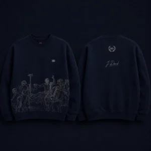 Death of Socrates Navy Sweatshirt