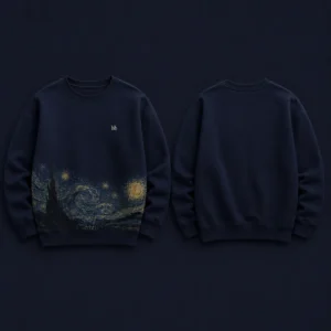Starry Night Navy Sweatshirt